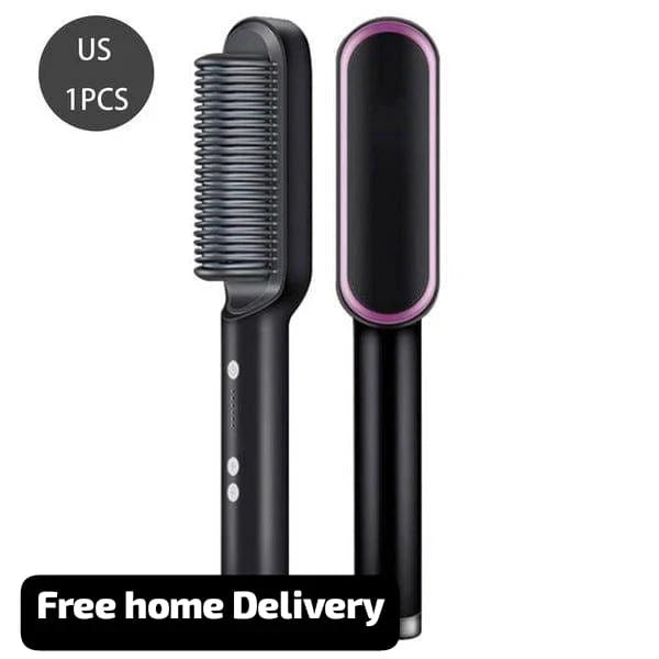 Professional hair straightener Brush