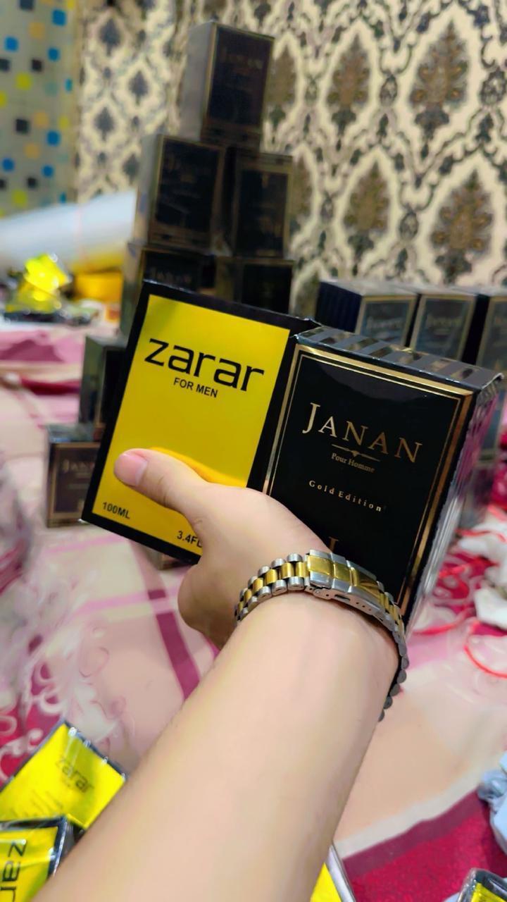 Pack of 2, Janan & Zarar | Long Lasting Perfume - Fruity Fragrance with Floral & Leather Notes
